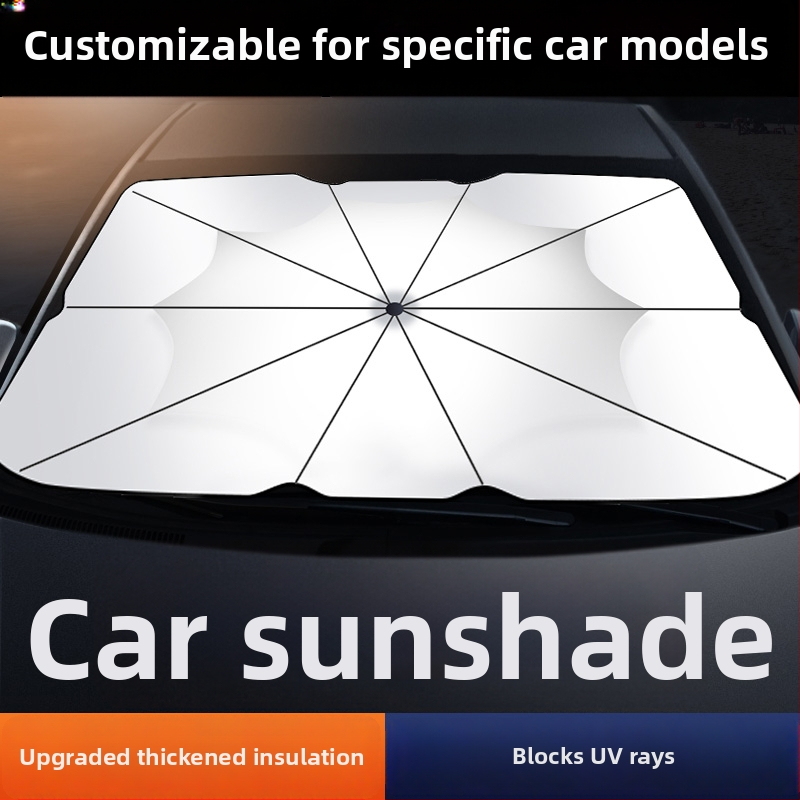Sjenilo za prednje staklo automobila, izolacija od aluminijske folije, teleskopska ugradnja, univerzalna kompatibilnost, Mengying marka