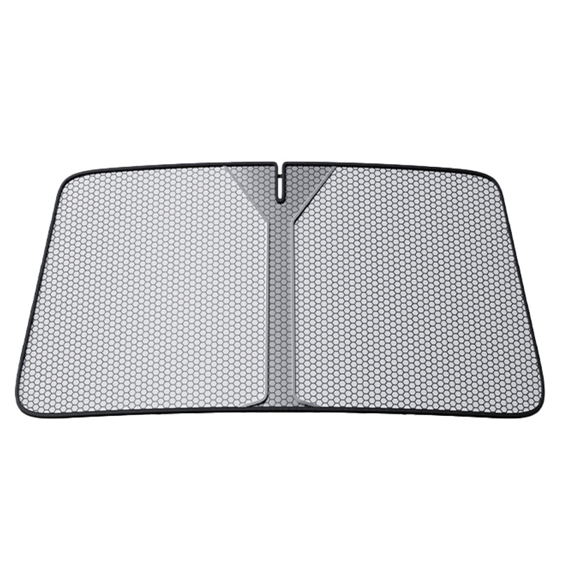 Слънцезащитна предна завеса за Zhiji Ls6/L6 — алуминиева фолио, snap-in монтаж, предна част, възможност за печат на лого