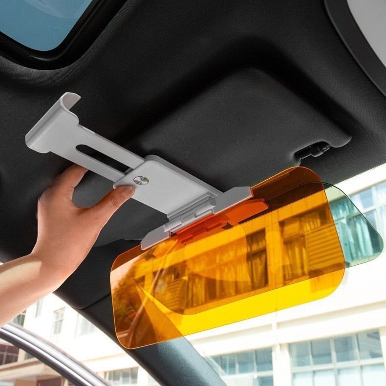 Auto dnevno-noćni ogledalo s anti-odbljeskom, teleskopska ugradnja, PVC, nordijski stil, univerzalna kompatibilnost