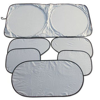 6-dijelni PVC set za sunčevu zaštitu automobila, teleskopska montaža, univerzalni prozori vozila