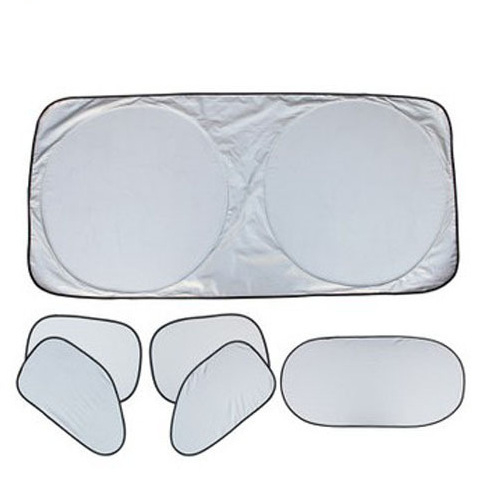 6-dijelni PVC set za sunčevu zaštitu automobila, teleskopska montaža, univerzalni prozori vozila