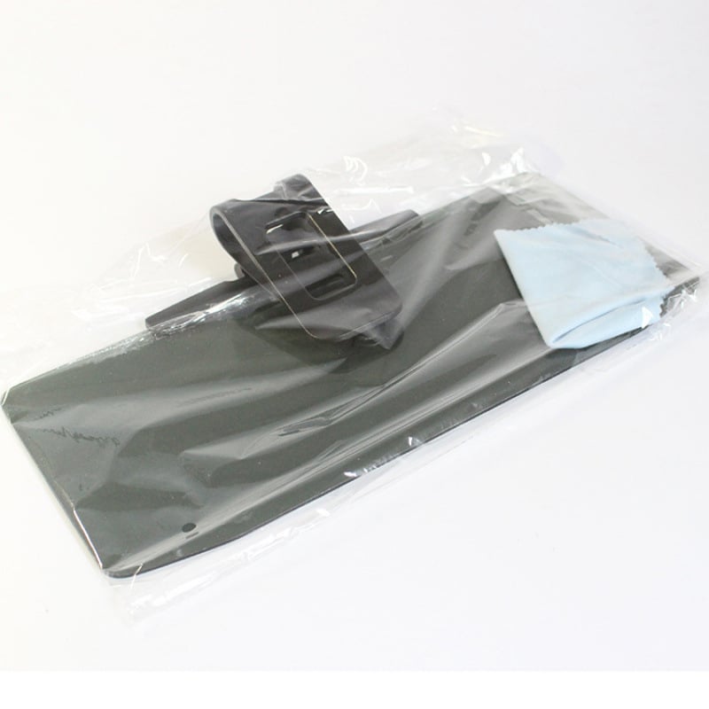 La nina Драйвер анти-отразителен слънчев визьор с телескопичен монтаж, ABS катарама + PMMA леща, универсална съвместимост, бизнес стил