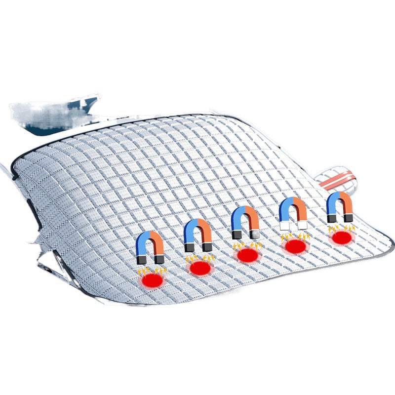 Сенник за предното стъкло на колата – алуминиево фолио, щит за топлоизолация, налична персонализация, печат на лого