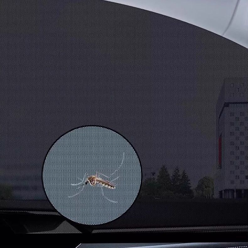 Автомобилна мрежа против комари със слънцезащитна завеса, прозрачен тип, висящ монтаж, алуминиево фолио