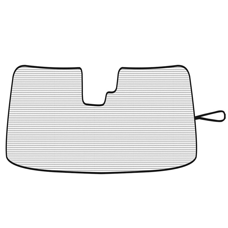 Предно стъкло слънцезащитна щора с двустранно алуминиево фолио, щипково монтиране, съвместима с Ford Mustang 2021–2023 и Bronco 2024, намалява вътрешната температура