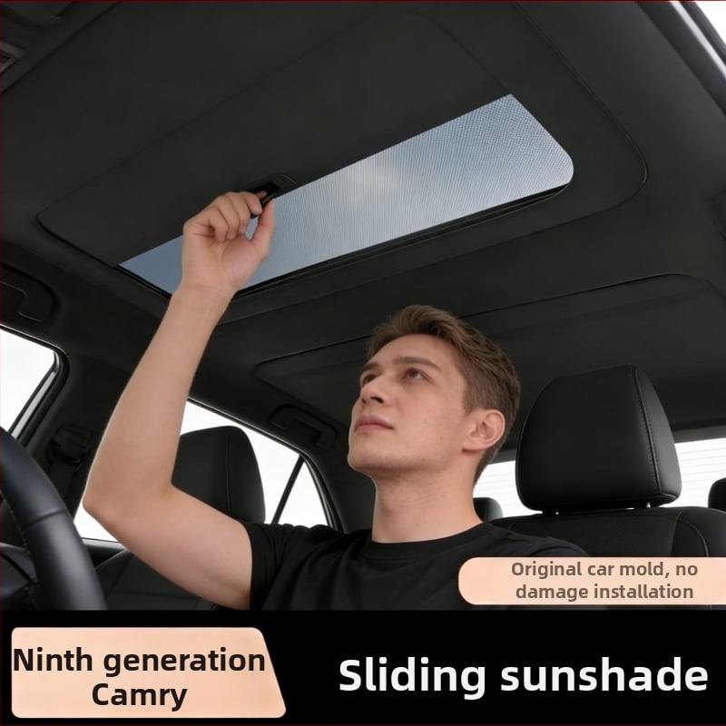 Zavjesa za zaštitu od sunca za sunčev krov Toyota Camry IX generacije, toplinska izolacija, UV zaštita, ugradnja jednim klikom