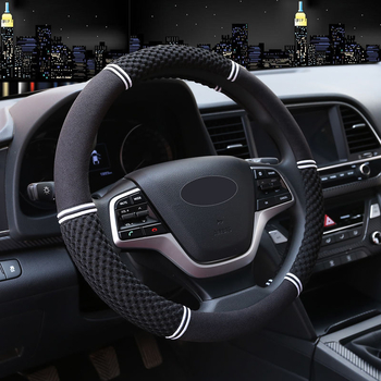 Ice Silk kormányvédő autóhoz – minden évszakra, izzadságfelszívó, csúszásmentes, kopásálló; kompatibilis az Aohan márkával; telepítés: kormányvédő burkolat