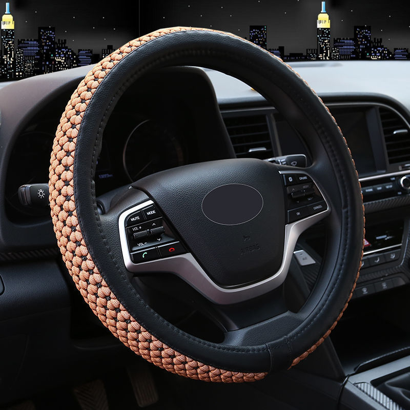 Ice Silk kormányvédő autóhoz – minden évszakra, izzadságfelszívó, csúszásmentes, kopásálló; kompatibilis az Aohan márkával; telepítés: kormányvédő burkolat