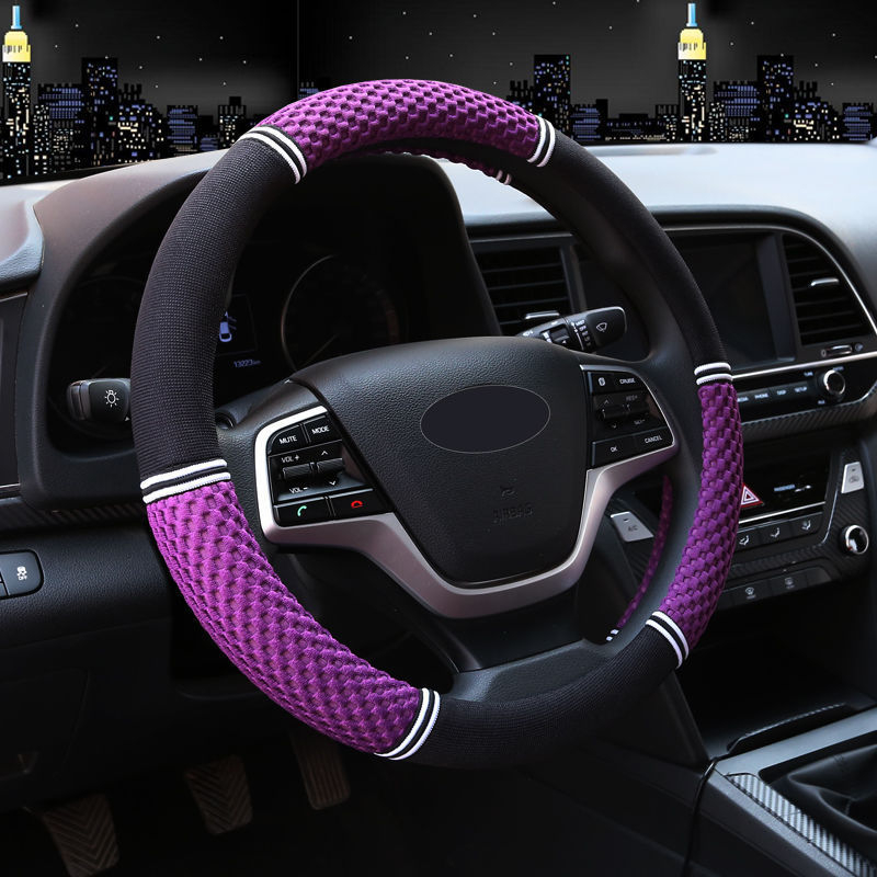 Ice Silk kormányvédő autóhoz – minden évszakra, izzadságfelszívó, csúszásmentes, kopásálló; kompatibilis az Aohan márkával; telepítés: kormányvédő burkolat