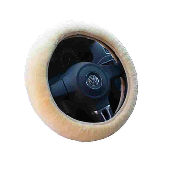 Autó kormánytakaró készlet – univerzális illeszkedés, téli plüss anyag, három darabos kialakítás, minden évszakban használható