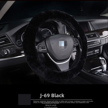 Kormánykerék borító mesterséges plüssel, téli használatra, univerzális rögzítés, minden autómárkához, testreszabható
