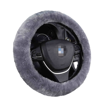 Kormánykerék borító mesterséges plüssel, téli használatra, univerzális rögzítés, minden autómárkához, testreszabható