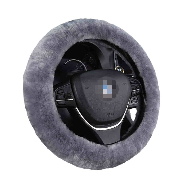 Kormánykerék borító mesterséges plüssel, téli használatra, univerzális rögzítés, minden autómárkához, testreszabható
