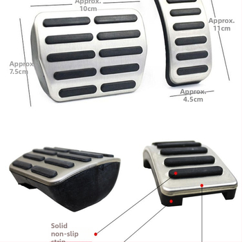 YANZIPAI Pedál plynu pre Bora Polo, protišmykový pedál pre vodiča