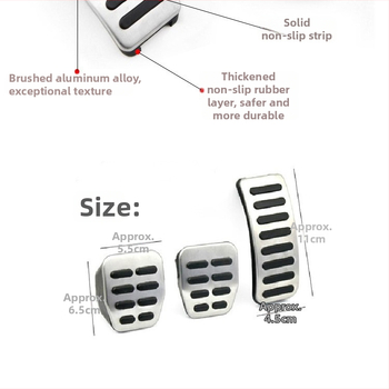 YANZIPAI Pedál plynu pre Bora Polo, protišmykový pedál pre vodiča