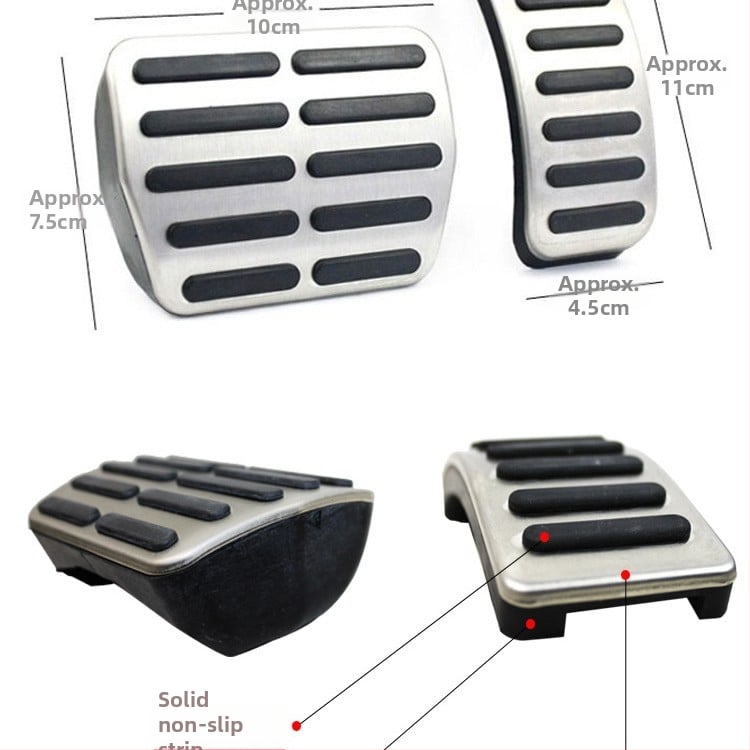 YANZIPAI Pedál plynu pre Bora Polo, protišmykový pedál pre vodiča