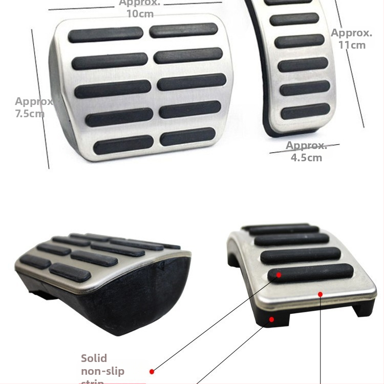 YANZIPAI Pedál plynu pre Bora Polo, protišmykový pedál pre vodiča