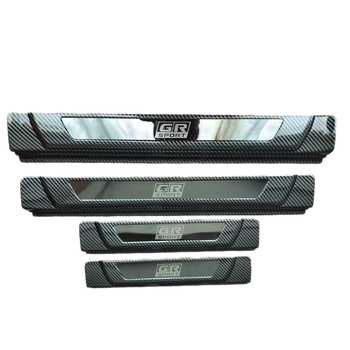 Praguri de ușă și stickere pentru pedalele de întâmpinare pentru Toyota Hilux Revo/Vigo (2015-2025), plastic, origine Zhejiang, personalizabile