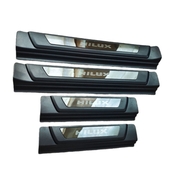 Praguri de ușă și stickere pentru pedalele de întâmpinare pentru Toyota Hilux Revo/Vigo (2015-2025), plastic, origine Zhejiang, personalizabile