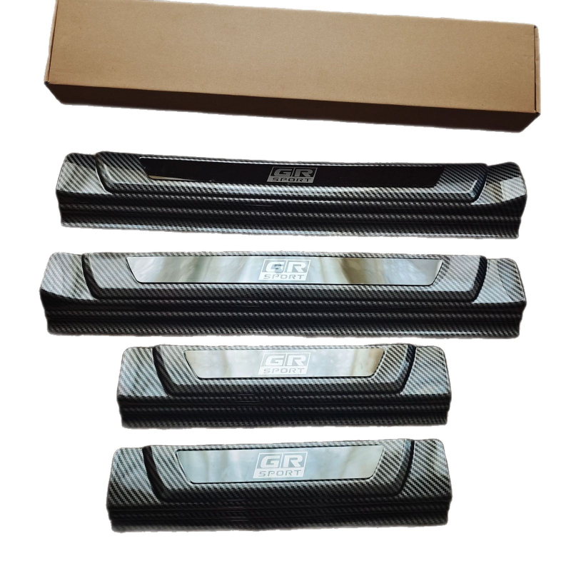 Praguri de ușă și stickere pentru pedalele de întâmpinare pentru Toyota Hilux Revo/Vigo (2015-2025), plastic, origine Zhejiang, personalizabile