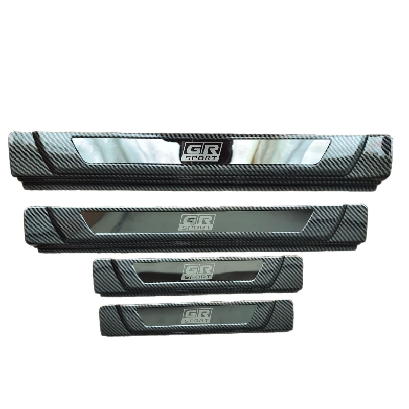 Praguri de ușă și stickere pentru pedalele de întâmpinare pentru Toyota Hilux Revo/Vigo (2015-2025), plastic, origine Zhejiang, personalizabile