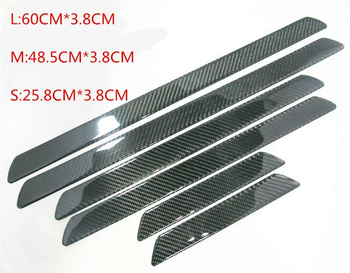 Automobilio slenksčio apsauga iš realaus anglies pluošto, pritaikoma, universali vidinė dekoratyvinė juosta