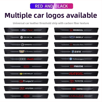 Automobilio slenksčio apsauga juosta, priešsusidūrimo juosta, odos efektas, dekoratyvinė juostelė (Prekės ženklas: Fannkou; Tipas: Priešsusidūrimo juosta; Forma: Kita)