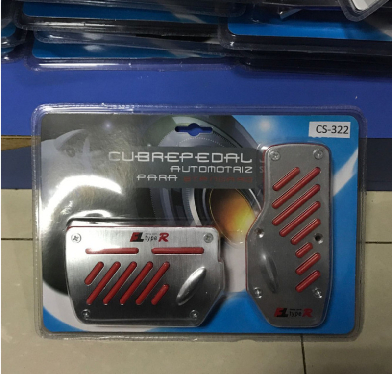 Set pedala za automobil od aluminijske legure — univerzalno za MT/ručni prijenos, protuklizne pedale