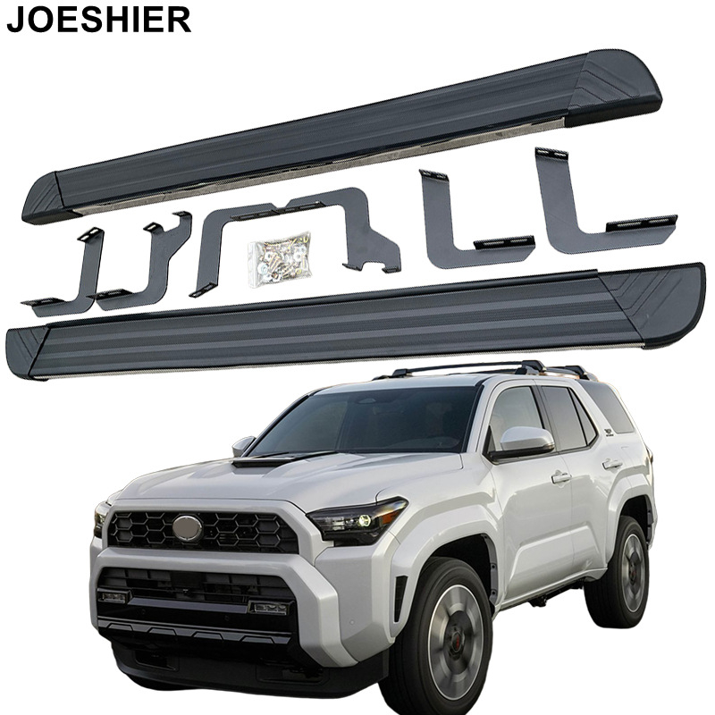 Bočni pedal autom Toyota 2010-2024 4Runner — čvrst legirani materijal, dekorativni dobrodošli pedal, instalacija bez oštećenja, nosivost 600 kg, prilagodljiva boja/stil/logo