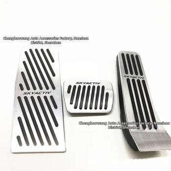 Sada pedálov z hliníkového zliatku pre Mazda 3 CX-30 (2020–2022), protišmykové pedále akcelerátora a brzdy, automatická prevodovka