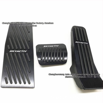 Sada pedálov z hliníkového zliatku pre Mazda 3 CX-30 (2020–2022), protišmykové pedále akcelerátora a brzdy, automatická prevodovka