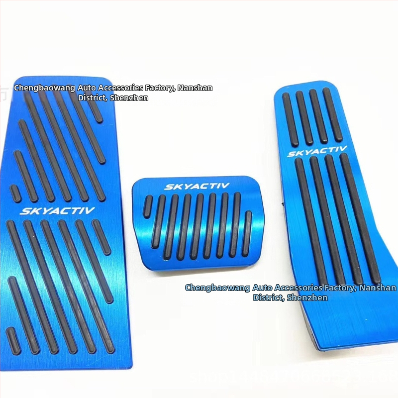 Sada pedálov z hliníkového zliatku pre Mazda 3 CX-30 (2020–2022), protišmykové pedále akcelerátora a brzdy, automatická prevodovka