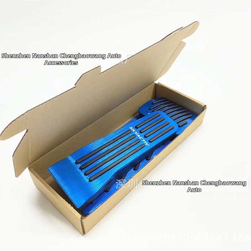 Sada pedálov z hliníkového zliatku pre Mazda 3 CX-30 (2020–2022), protišmykové pedále akcelerátora a brzdy, automatická prevodovka