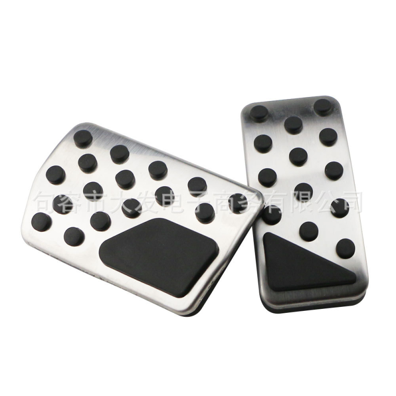 Gāzes un bremzes pedāļu komplekts Jeep Compass un Jeep Liberty, nerūsējošs tērauds, automātiskā pārnesumkārba, 2005-2016