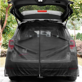 Задна врата SUV мрежа против комари – нейлонова, полупрозрачна, висяща