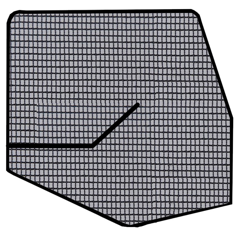 Plasă pentru fereastra camion cu montaj adeziv, protecție împotriva țânțarilor, plastic transparent cu fibră de sticlă, montaj prin lipire, design atârnat, compatibil cu mărci auto generale