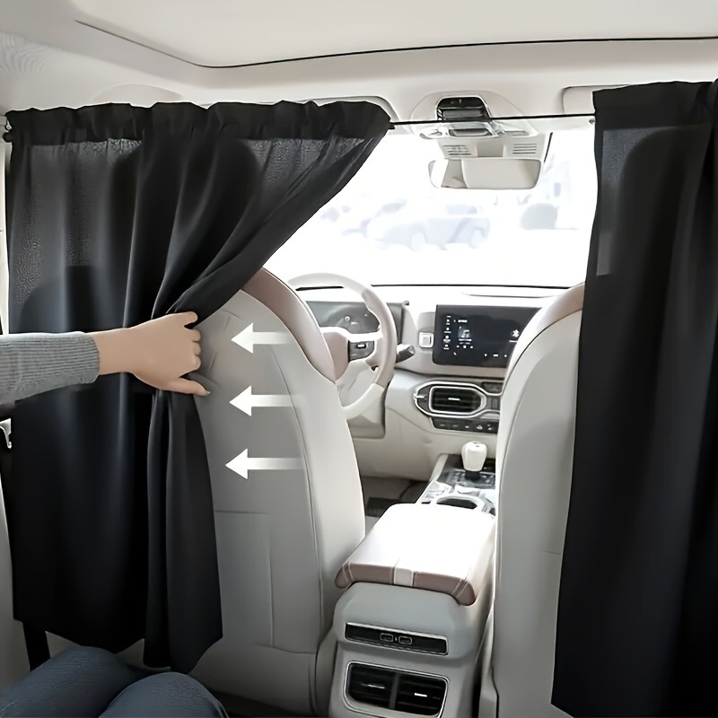 Автомобилна вътрешна завеса за преден и заден ред, полупрозрачна нетъкана завеса, висяща, универсална, бизнес стил (Материал: нетъкан текстил; Тип: полупрозрачна; Окачване: висяща; Модели: универсални; Персонализация: налична)