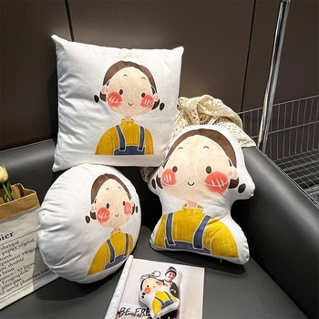 Animacinis pliušinis pagalvė - Specialiai suformuota pagalvė automobiliui ir naminiams gyvūnams (spausdinimas, pliušas, PP užpildas)