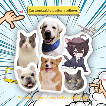 Animacinis pliušinis pagalvė - Specialiai suformuota pagalvė automobiliui ir naminiams gyvūnams (spausdinimas, pliušas, PP užpildas)