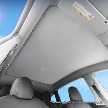 Hedu lediniai kristalų saulės skydeliai stogo langui Zeekr 001/007 GT, poliesteris, spaudžiamas montavimas, šilumos izoliacija