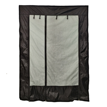 Poliesterinė permatoma ruloninė užuolaida kamperio durims, kvėpuojanti, pilnas dengimas, apsauga nuo uodų