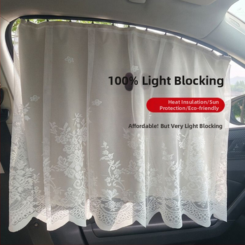 Princės stiliaus universali automobilio užuolaida su kortų bėgių sistema (PMMA; įmontuotas montavimas; suderinama su konkrečiais automobilio modeliais; Xiong keji prekė; automobilio langui)