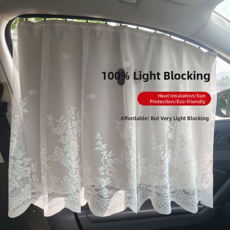 Princeses stila universālā auto aizkars ar kartes šino montāžu (PMMA; iebūvēta uzstādīšana; derīgi konkrēti automobiļu modeļi; zīmols Xiong keji; auto logam)