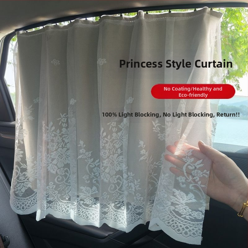 Princeses stila universālā auto aizkars ar kartes šino montāžu (PMMA; iebūvēta uzstādīšana; derīgi konkrēti automobiļu modeļi; zīmols Xiong keji; auto logam)