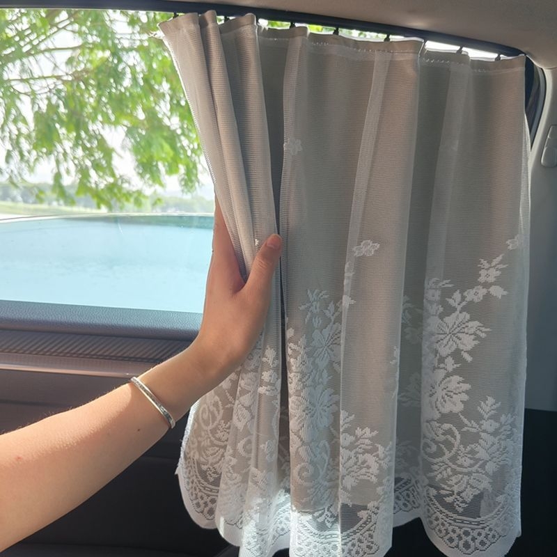 Princės stiliaus universali automobilio užuolaida su kortų bėgių sistema (PMMA; įmontuotas montavimas; suderinama su konkrečiais automobilio modeliais; Xiong keji prekė; automobilio langui)