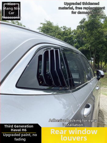 Автомобилен декоративен стикер за Haval H6 – задни триъгълни прозоречни жалузи (3-то и 4-то поколение)