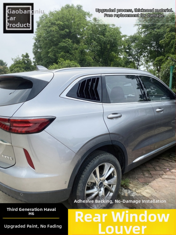 Auto dekoratiivkleebis Haval H6 – tagused kolmnurkse akna rulood (3. ja 4. põlvkond)