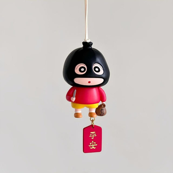 Автомобилна висулка със Шин-Чан, от смола, стил анимационен, за интериорна украса