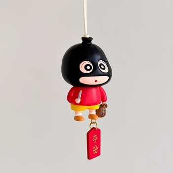 Автомобилна висулка със Шин-Чан, от смола, стил анимационен, за интериорна украса