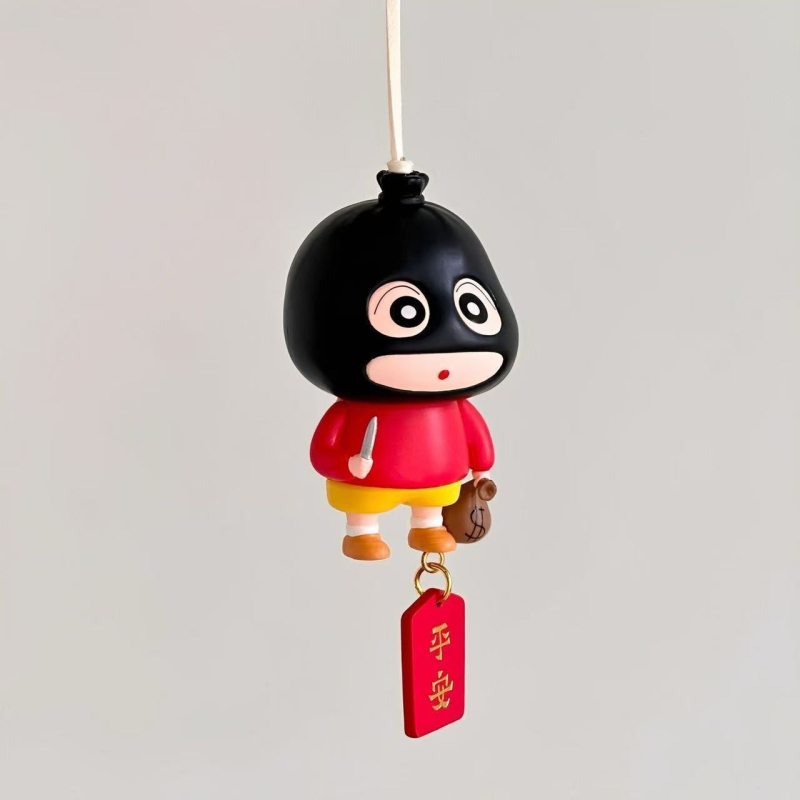 Автомобилна висулка със Шин-Чан, от смола, стил анимационен, за интериорна украса